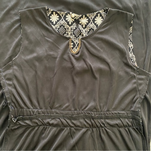 Mesh MIDI dress. Black dress. - Picture 14 of 16